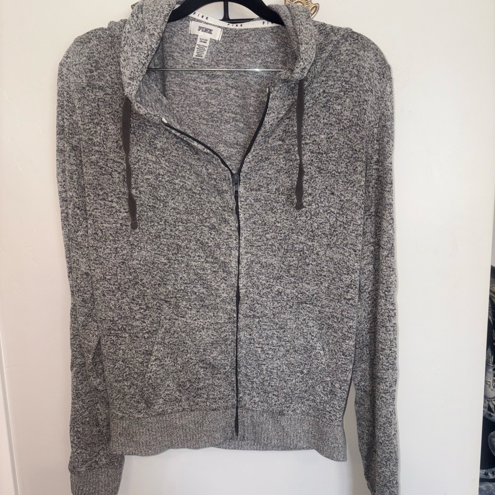 Victoria's Secret PINK Gray Set Hoodie Jacket and Lounge Pants